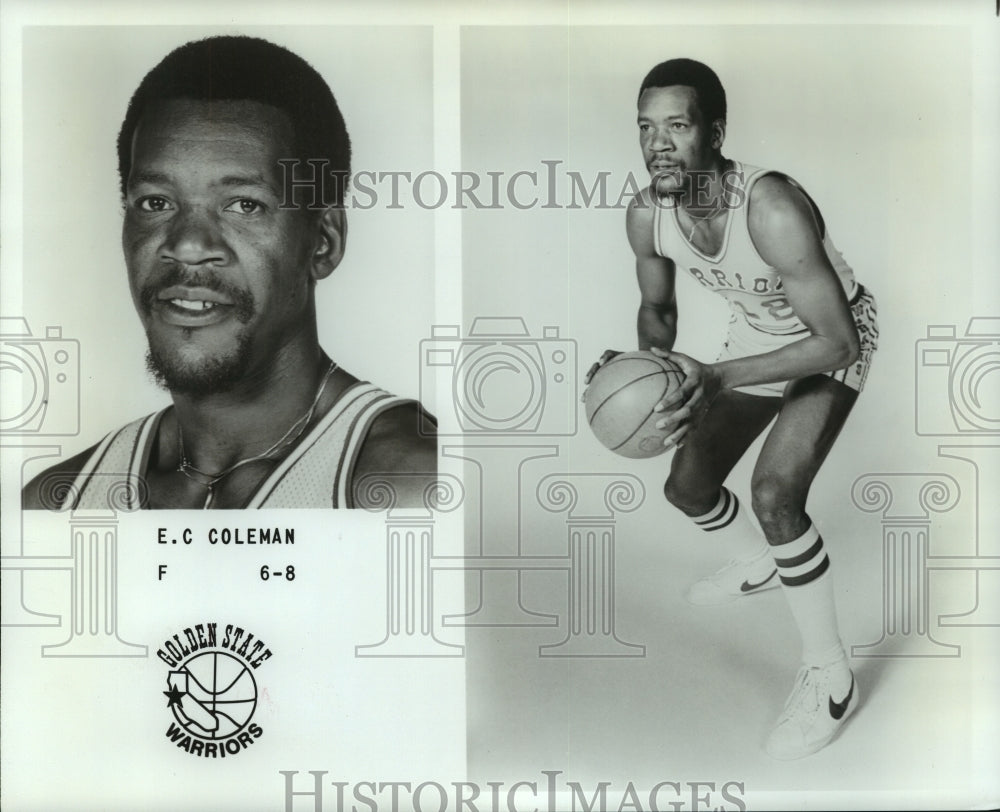 1979 E. C. Coleman, Golden State Warriors Basketball Player - Historic Images