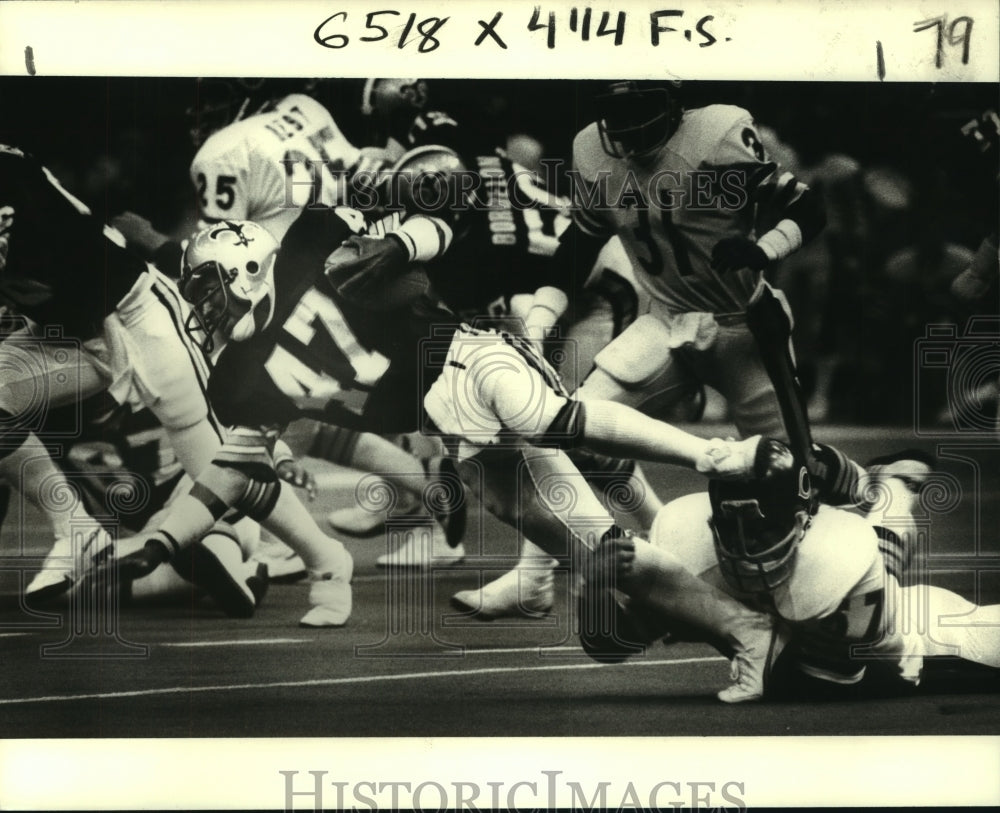 1979 Nathaniel Durant, Saints Football Player at Game - Historic Images