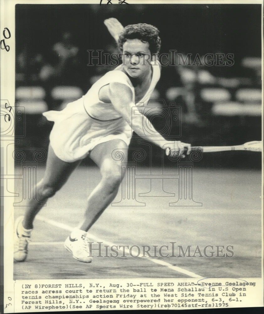 1975 Tennis - Evonne Goolagong at Tennis Championships in New York - Historic Images