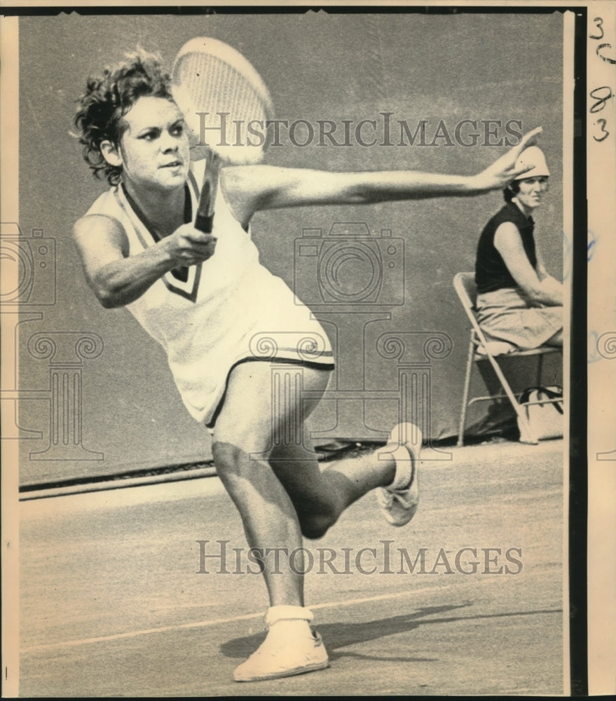 1973 Press Photo Tennis - Evonne Goolagong of Australia at the Canadian Open- Historic Images