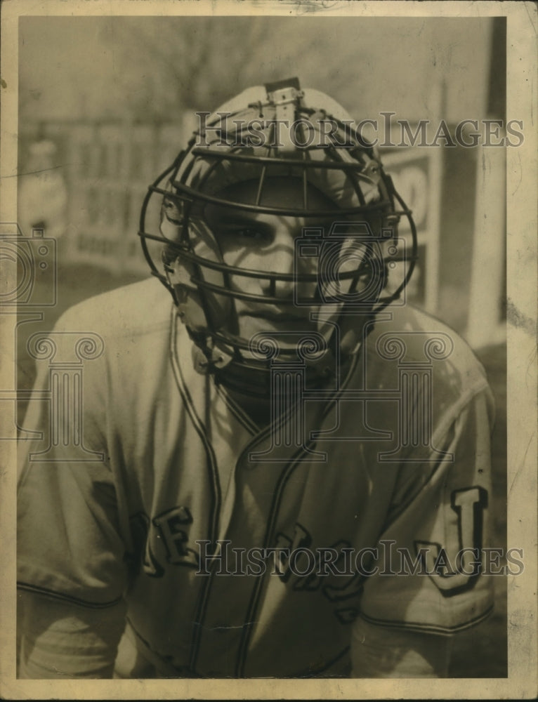 Press Photo Tony DiBartolo, Jesuit Baseball Catcher - nos11719 - Historic Images