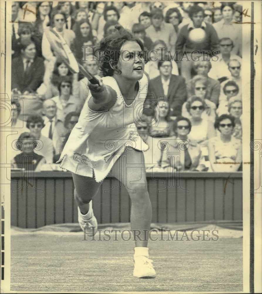 1972 Evonne Goolagong at the All-England Tennis Championships-Historic Images