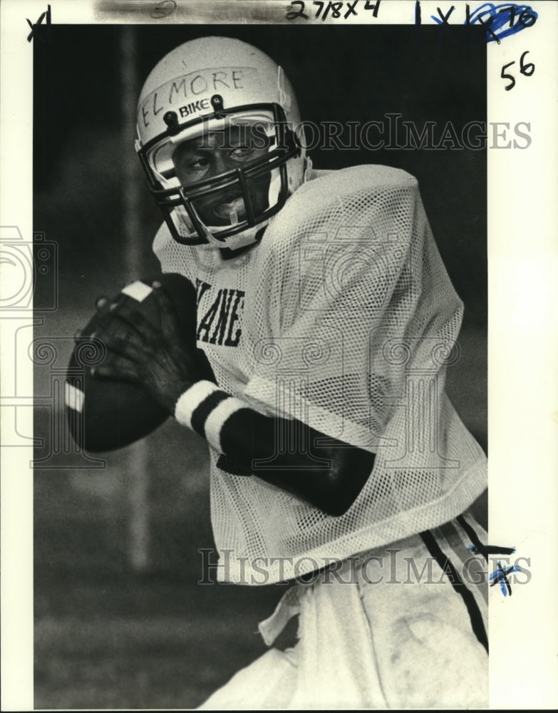 1981 Football - Tulane Quarterback Wade Elmore - Historic Images