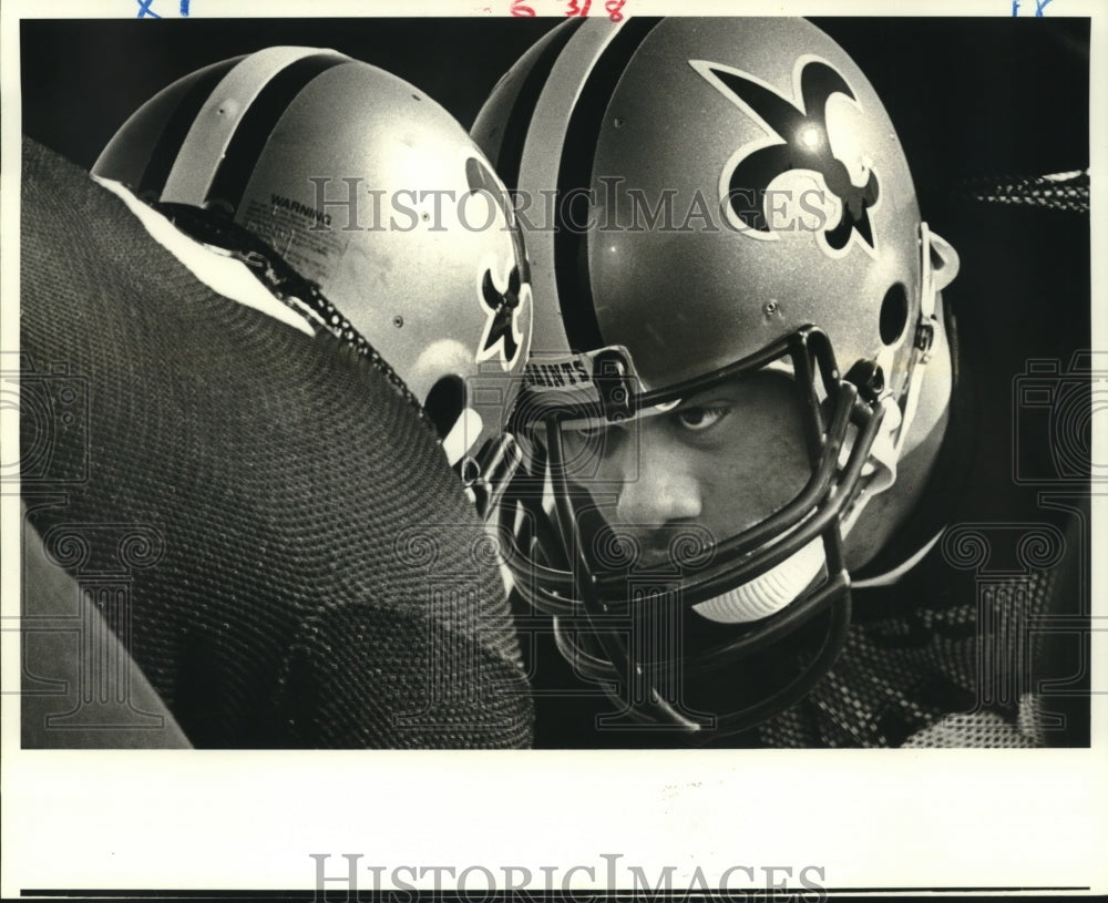 1984 Press Photo New Orleans Saints football player Tony Elliott - nos12539 - Historic Images