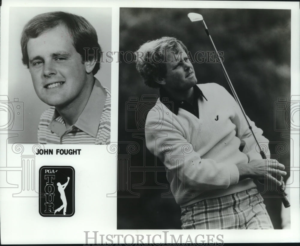 1984 Press Photo PGA Tour golfer John Fought - nos12580 - Historic Images