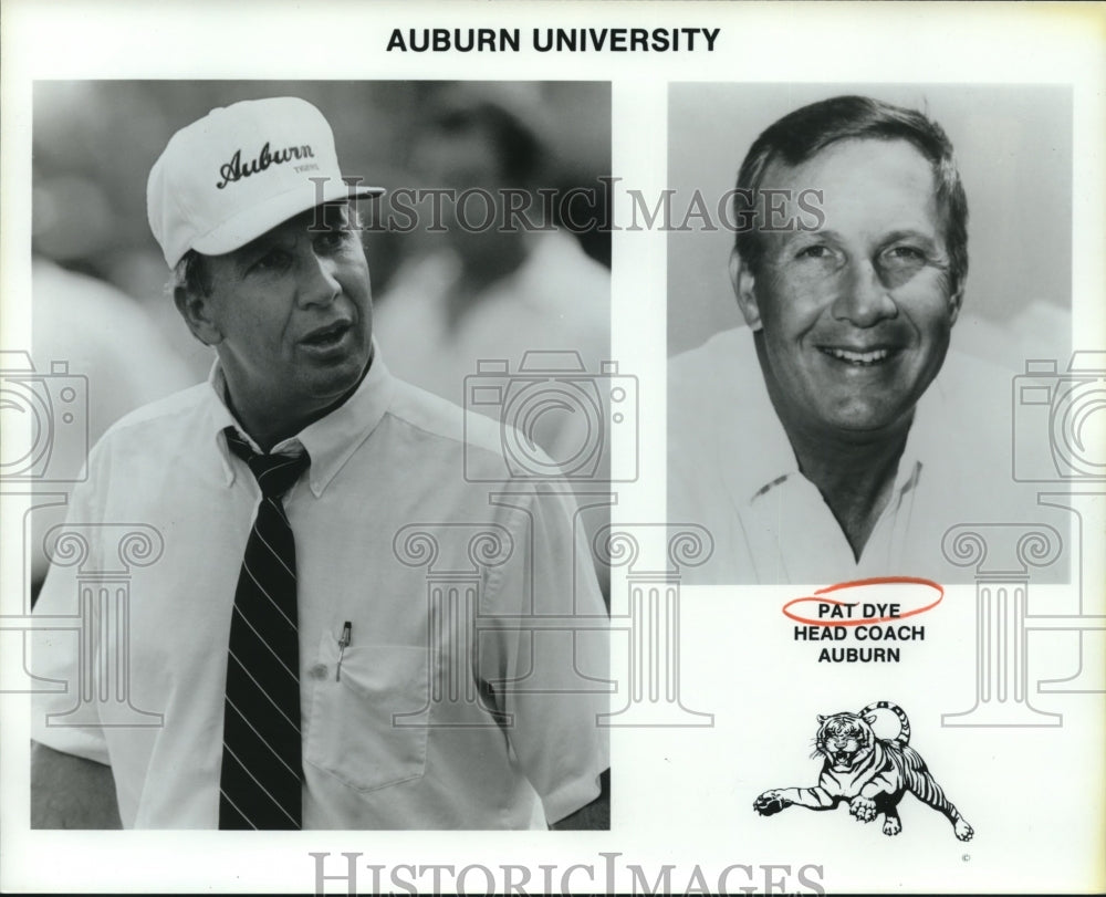 Press Photo Auburn college football coach Pat Dye - nos12647 - Historic Images