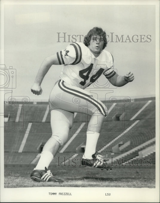 1978 Press Photo LSU football player Tommy Frizzell - nos12853- Historic Images