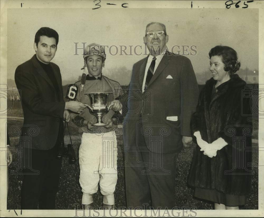 1969 Sugar Bowl Handicap winning horsemen at the Fair Grounds-Historic Images