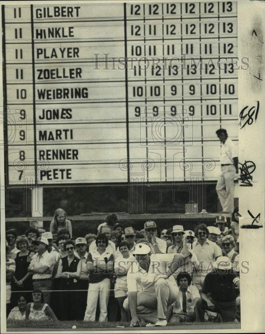 Press Photo New Orleans Open golf winner Lon Hinkle with Fuzzy Zoeller - Historic Images