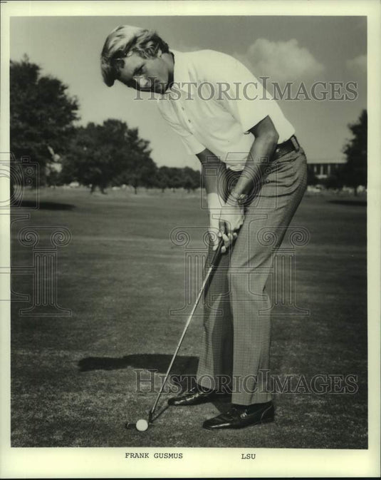 1975 Press Photo LSU Golfer Frank Gusmus - nos14836- Historic Images