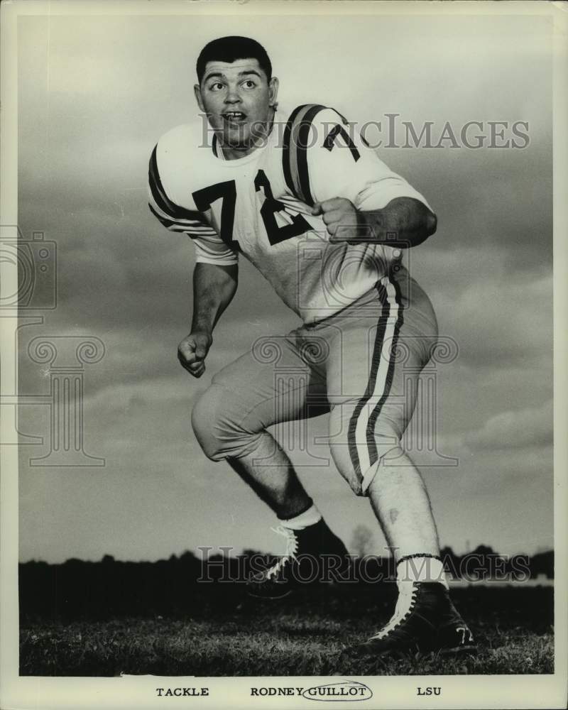 1961 LSU Football Tackle Rodney Guillot-Historic Images