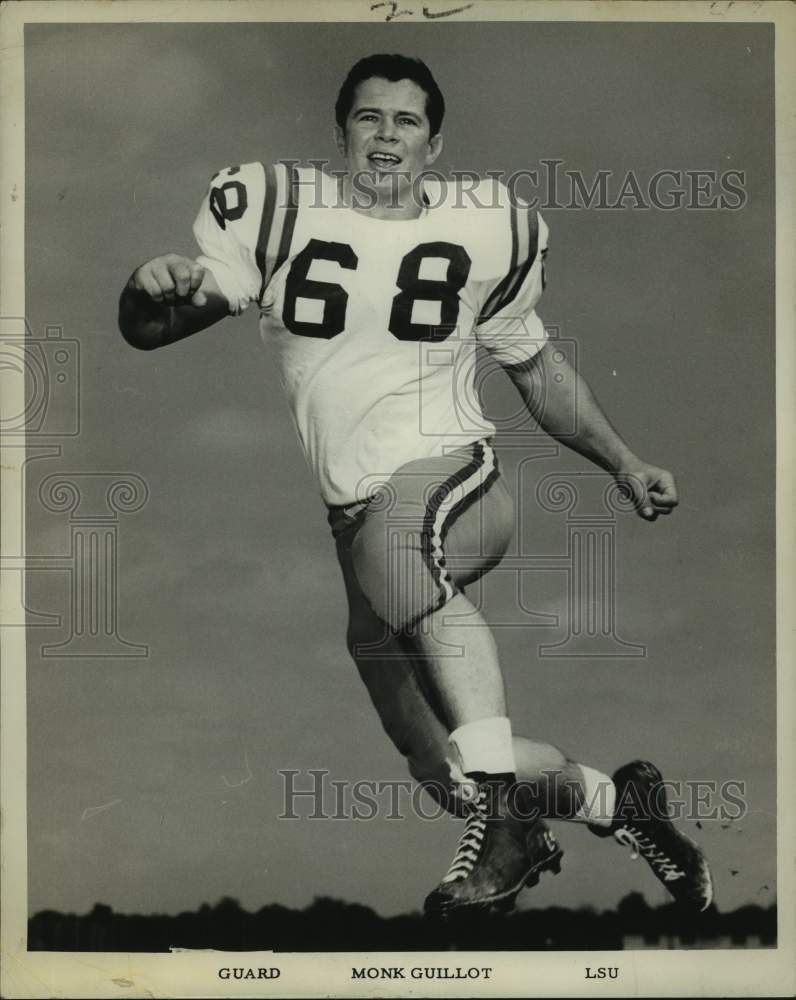 1961 Press Photo Football - Monk Guillot of LSU - nos14843- Historic Images