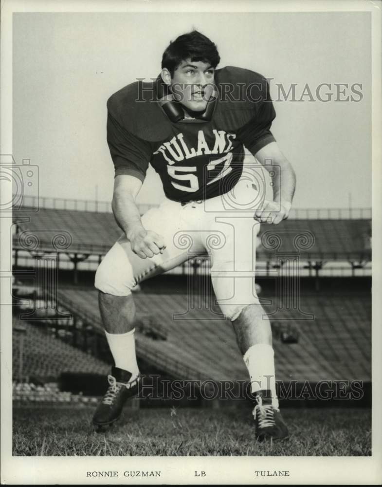 1972 Press Photo Football - Ronnie Guzman of Tulane - nos14866- Historic Images