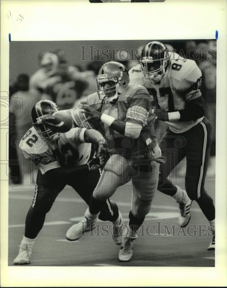 1990 Press Photo Southern and Grambling play Bayou Classic college football - Historic Images