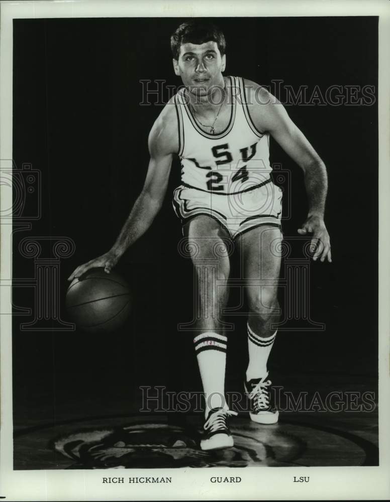 1970 Press Photo LSU college basketball player Rich Hickman - nos15002 - Historic Images