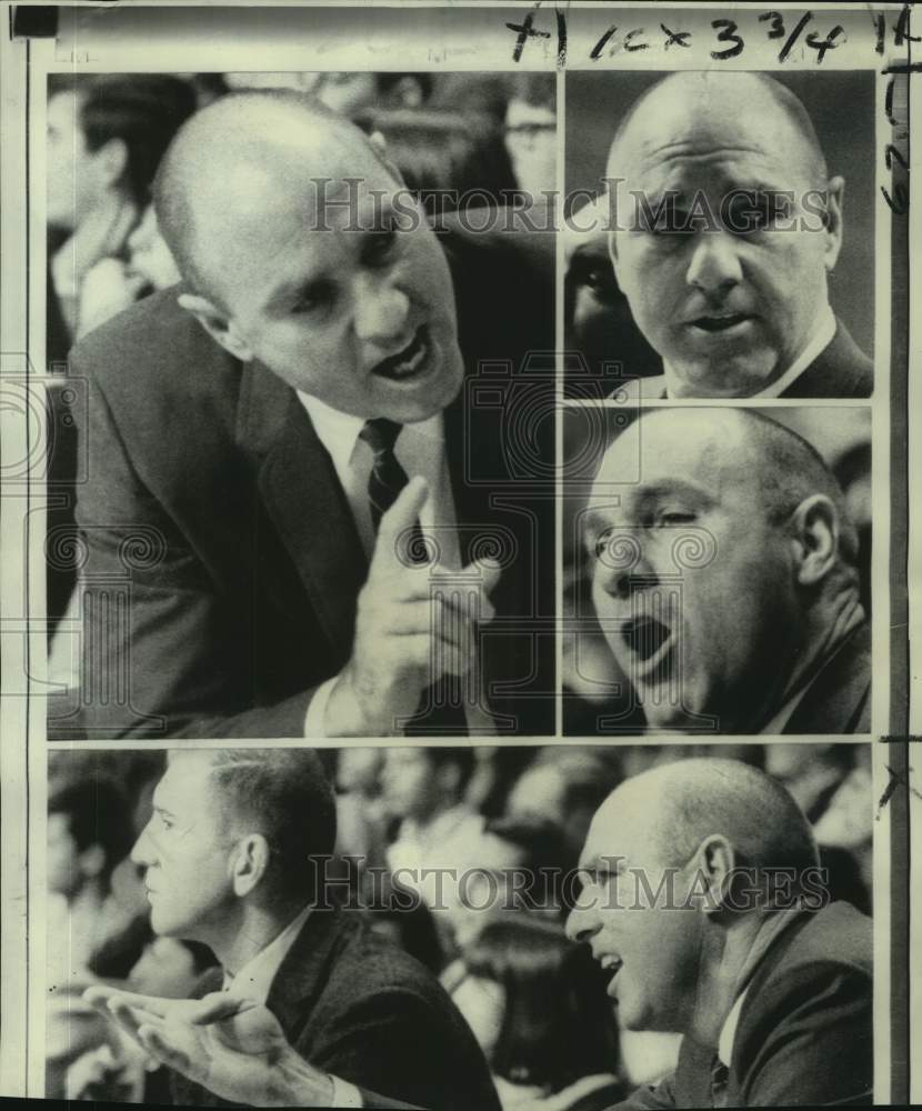 1968 Press Photo Philadelphia 76ers basketball coach Alex Hannum - nos15140- Historic Images