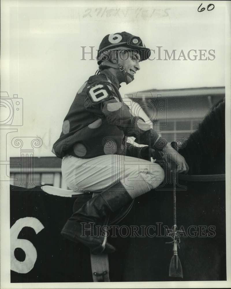 1979 Press Photo Horse racing jockey Ronnie Hirdes - nos15292 - Historic Images