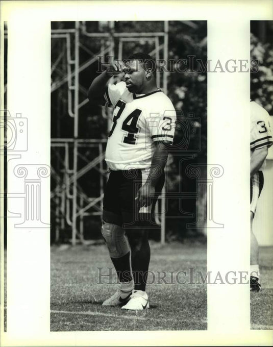 1989 Press Photo New Orleans Saints football player Craig "Ironhead" Heyward- Historic Images