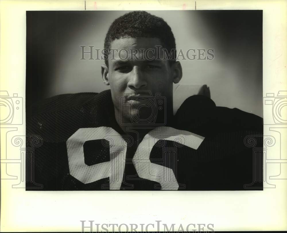 1988 Press Photo Tulane college football player Richard Harvey - nos15782 - Historic Images