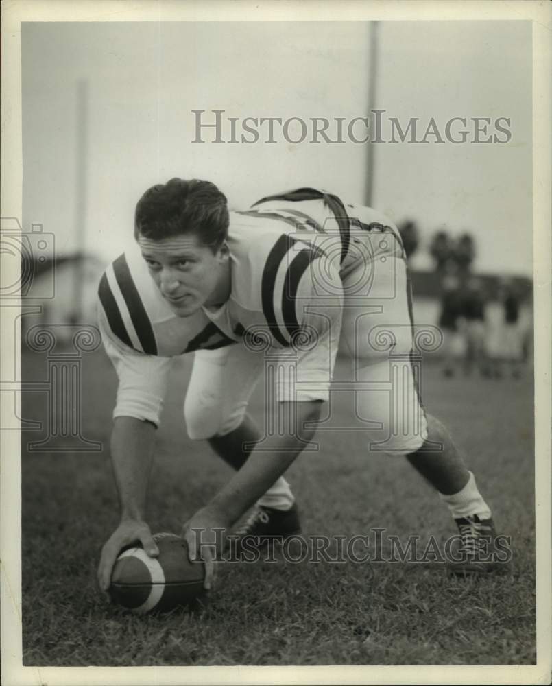 Press Photo Football player A.J. Giardena - nos15934 - Historic Images