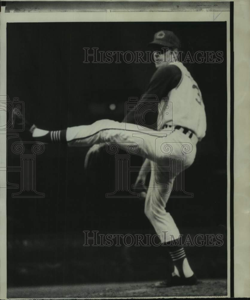 1968 Press Photo Cleveand indians baseball pitcher Steve Hargan - nos16022 - Historic Images