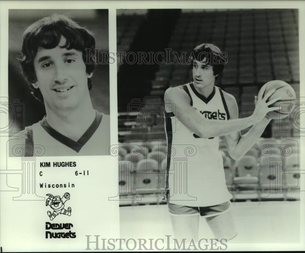 1979 Press Photo Denver Nuggets basketball player Kim Hughes - nos17039- Historic Images