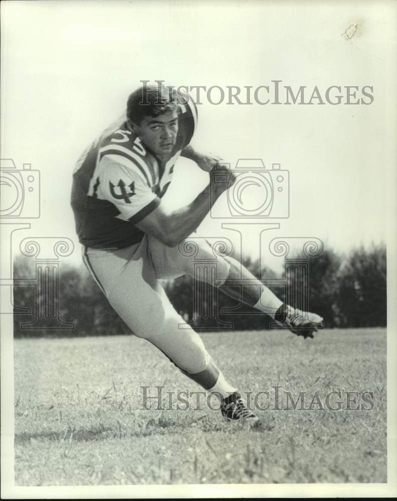 1968 Press Photo Northwestern State football player Lester Latino - nos17332 - Historic Images