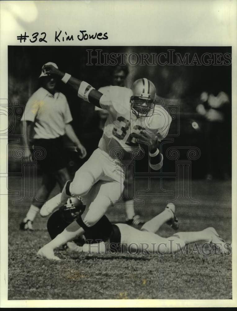 1978 Press Photo New Orleans Saints running back Kim Jones - nos17442- Historic Images