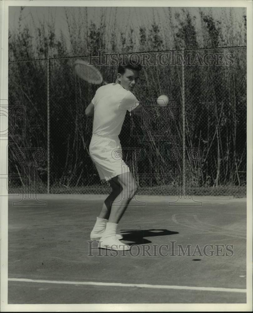 1967 Press Photo Tulane college tennis player Henry Jungle - nos17504 - Historic Images