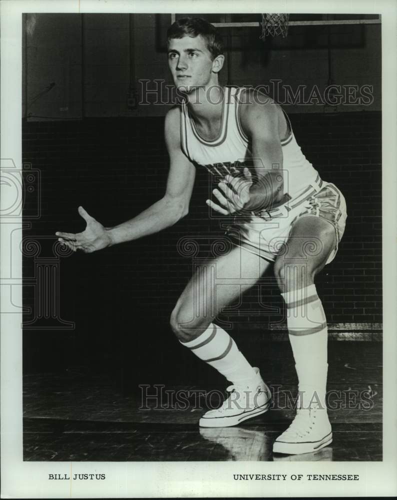 1970 Press Photo Basketball - Bill Justus University of Tennessee - nos17665 - Historic Images