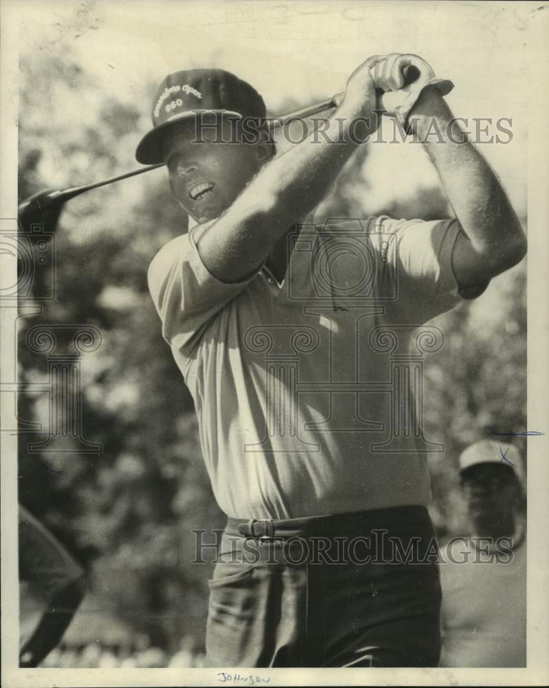 1970 Press Photo Golfer Howie Johnson plays the Greater New Orleans Open - Historic Images