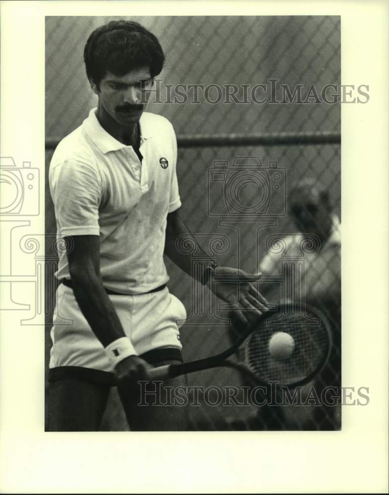 1980 Press Photo Tennis player Burzis Karga - nos17917- Historic Images