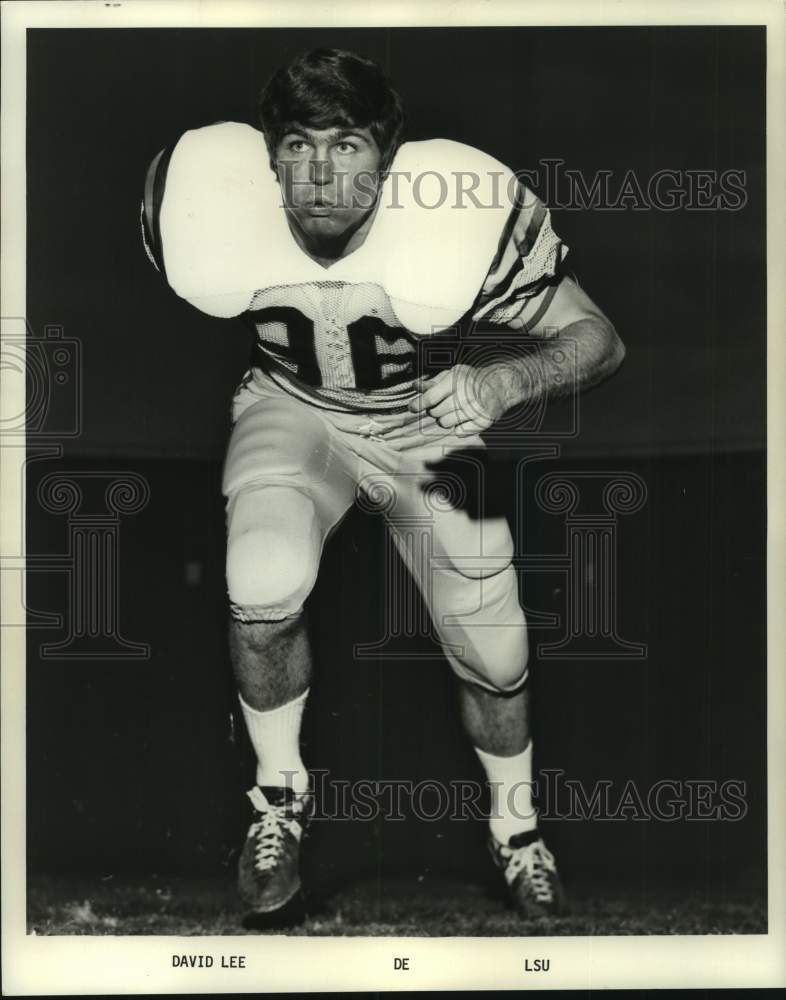 1974 Press Photo LSU college football player David Lee - nos17932- Historic Images