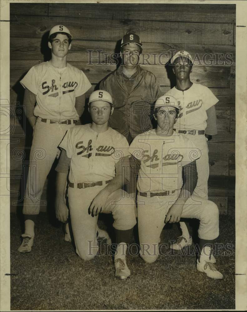 1972 Press Photo Shaw High baseball Ernie Knoblach and players - nos17957 - Historic Images