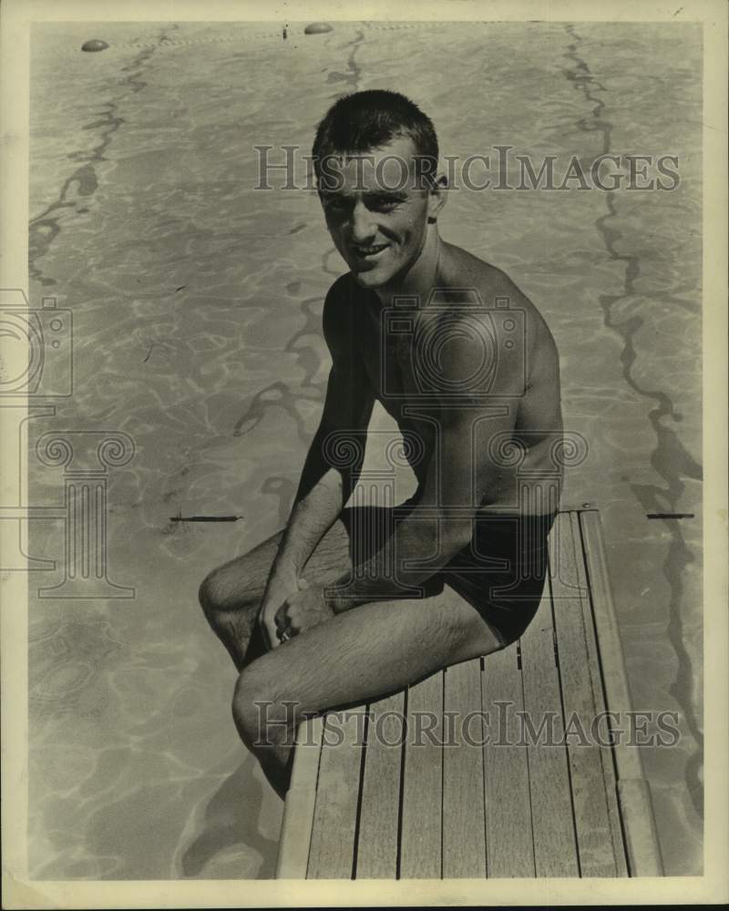 1969 Press Photo Diving coach Dick Kimball - nos17989- Historic Images