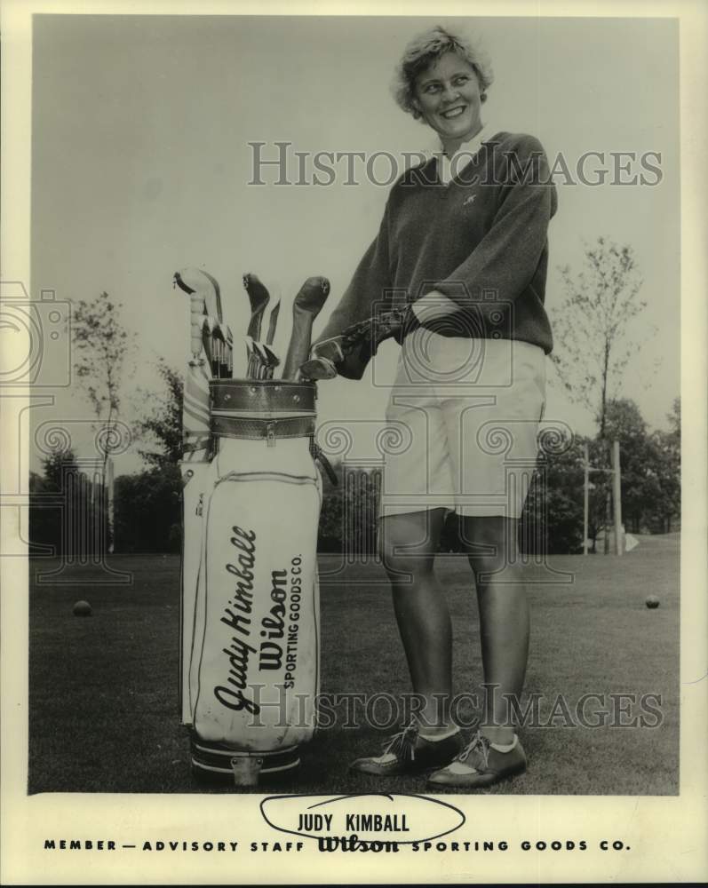 Press Photo Golf - Judy Kimball, Member Advisory Staff of Wilson Sporting Good- Historic Images