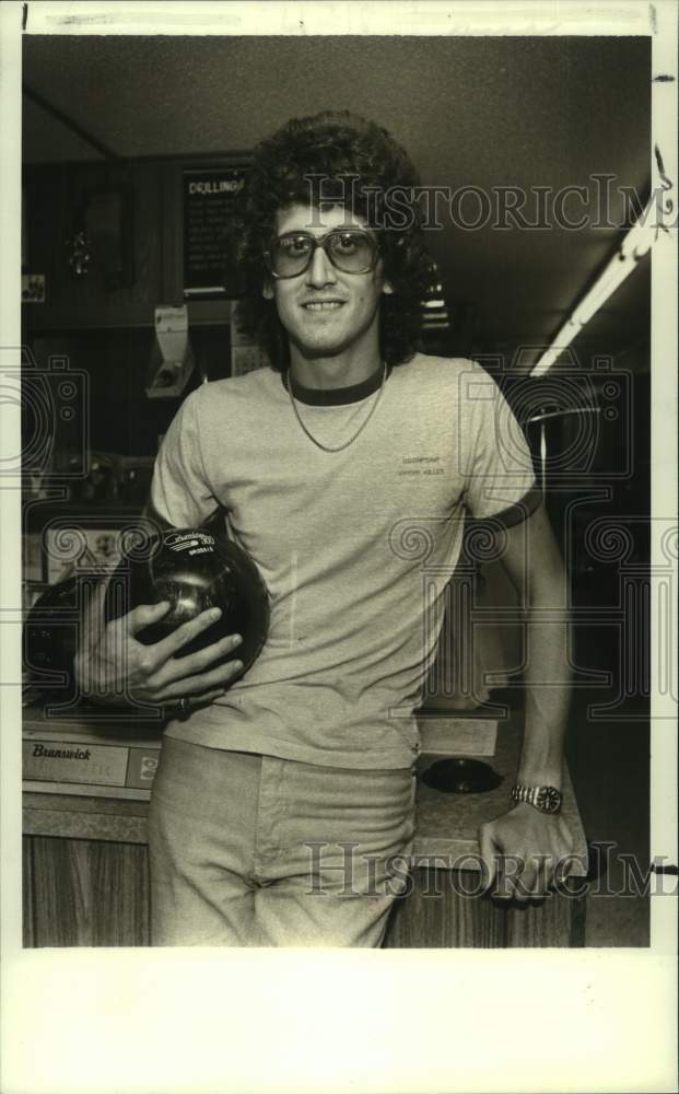 1980 Press Photo Bowling - Steve Dimak Jr. - nos18008- Historic Images