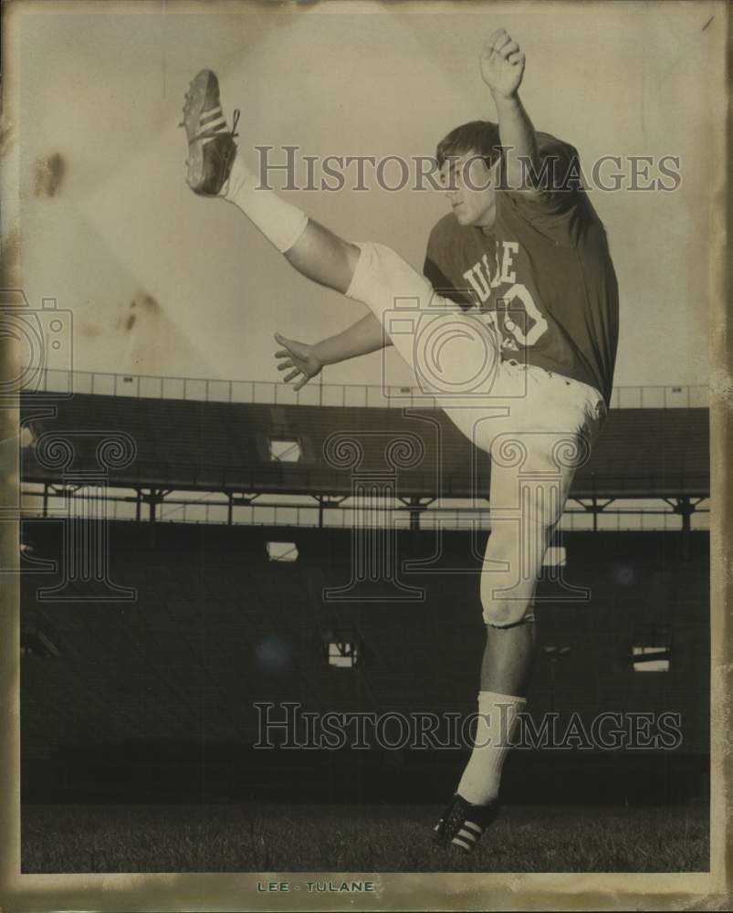 1969 Press Photo Tulane college football player Randy Lee - nos18077 - Historic Images