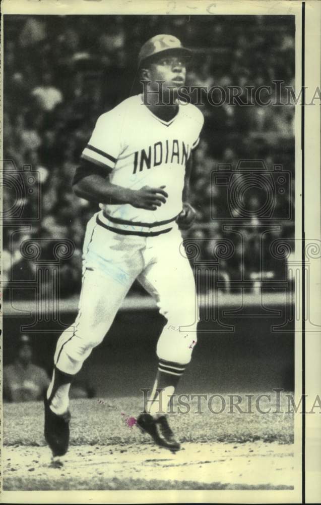 1972 Press Photo Cleveland Indians baseball player Alex Johnson - nos19042 - Historic Images