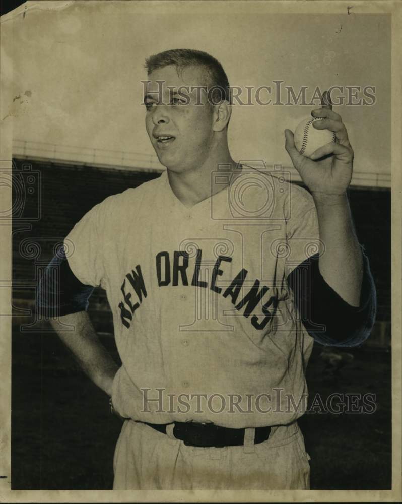 Press Photo New Orleans baseball pitcher Dick Klinesmith - nos19169 - Historic Images