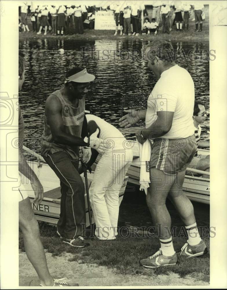 1978 Press Photo Ex-boxers Floyd Patterson and Ingemar Johansson - nos19404 - Historic Images