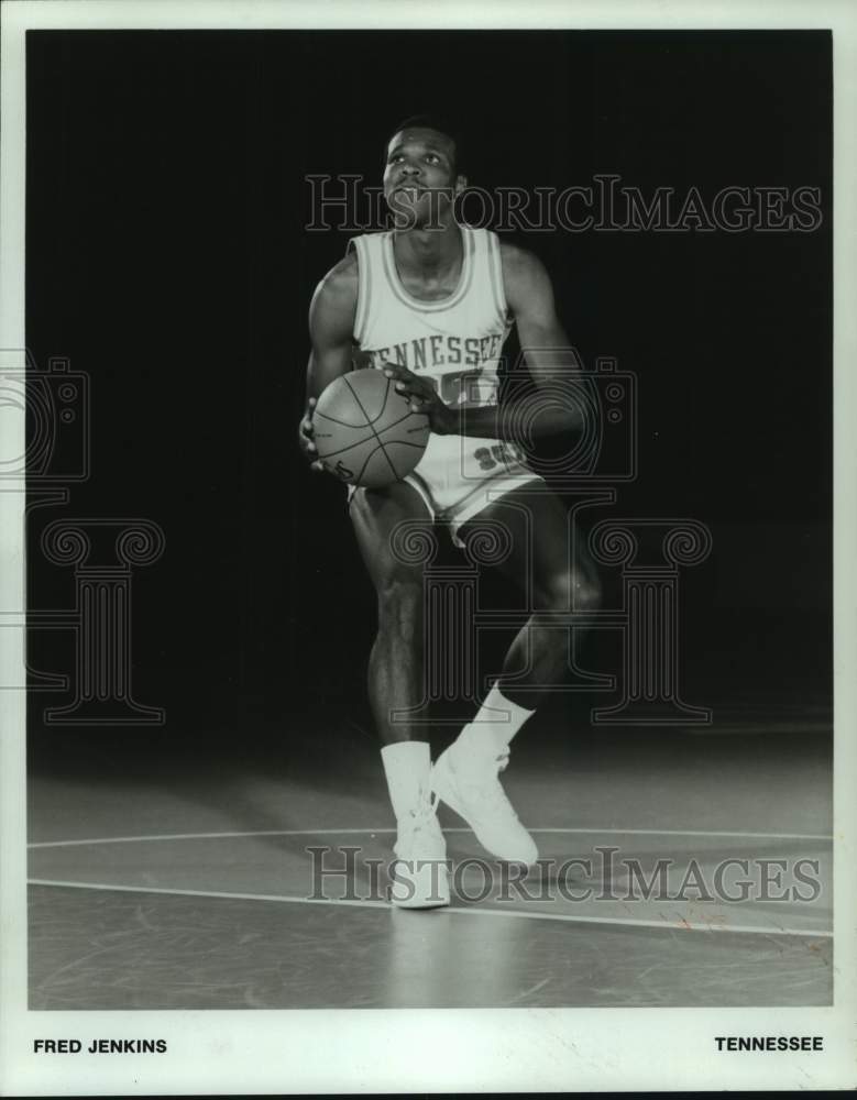 1985 Press Photo Tennessee college basketball player Fred Jenkins - nos19469 - Historic Images