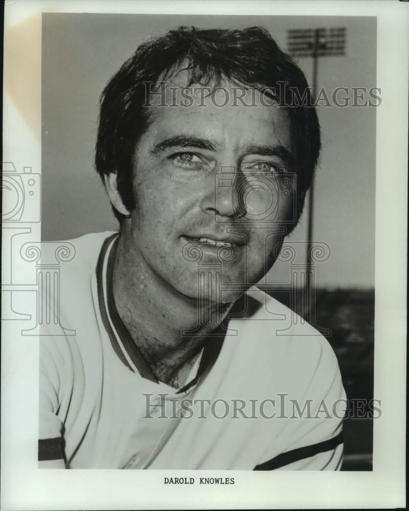 1977 Press Photo Baseball player Darold Knowles - nos19501 - Historic Images