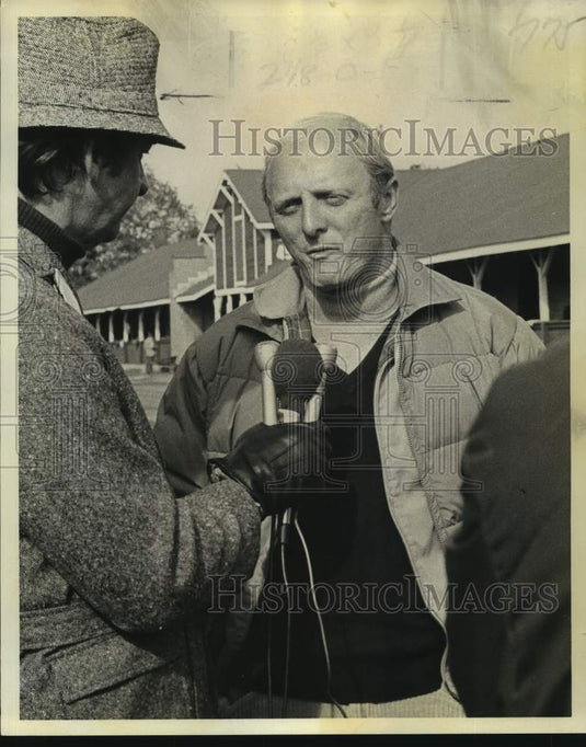 1976 Press Photo Horse racing trainer LeRoy Jolley - nos19634- Historic Images
