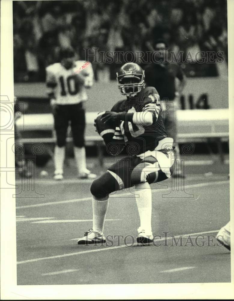 1983 Press Photo Football - Blair Irvin, West Jefferson Quarterback - nos19676 - Historic Images