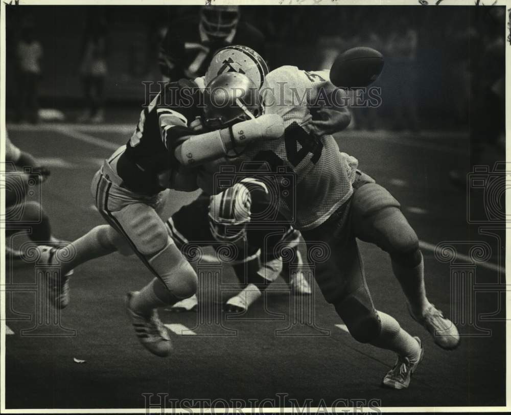 1978 Press Photo Football - Al Jones of Tulane &amp; Dan Conway of Boston College - Historic Images