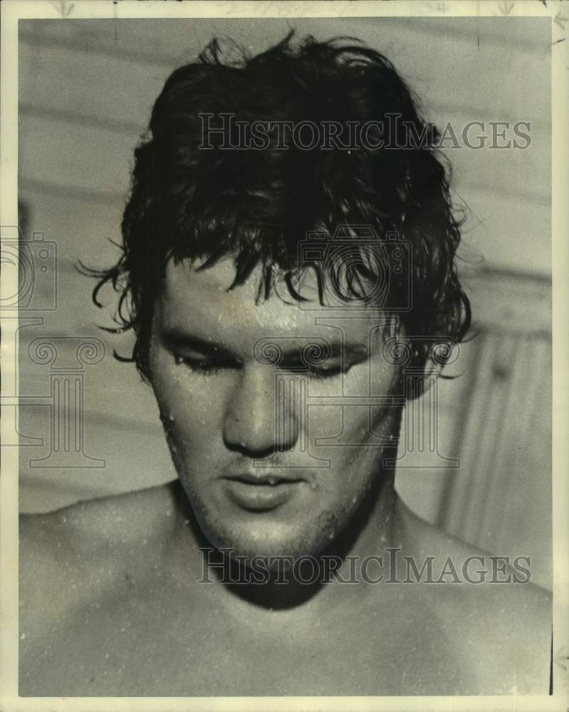 1976 Press Photo Boxing - Tony Licata Working Up a Sweat - nos19862 - Historic Images