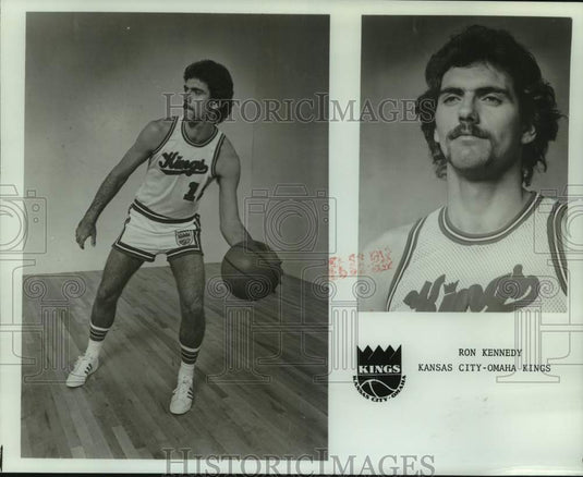 1975 Press Photo Kansas City-Omaha Kings Ron Kennedy - nos21317- Historic Images