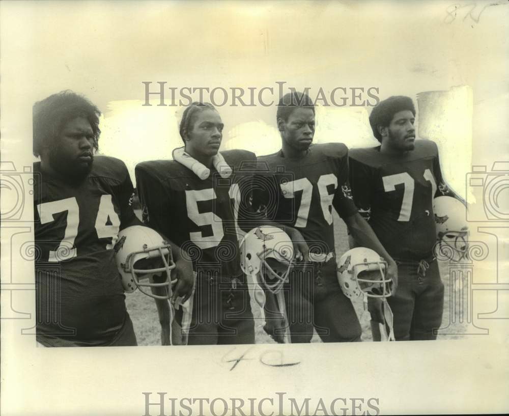 1975 Press Photo A quartet of football players - nos21460 - Historic Images