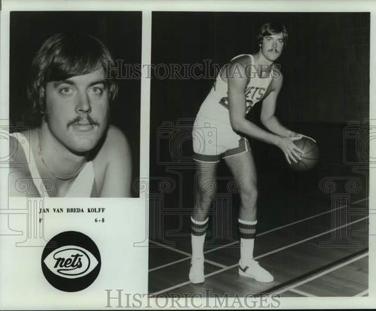 1978 Press Photo New York Nets basketball player Jan Van Breda Kolff - Historic Images